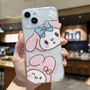 Biqi Cute Cartoon Silicone Phone Case for iPhone 14 pro Max 13 12 Soft Shell 15 Anti-Fall Transparent XS 16 Lovely 7/8 plus Full Cover 6 New Womens Model