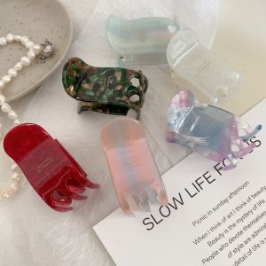Kẹp Tóc Acetate Nhỏ Đơn Giản Kiểu Pháp Kẹp Tóc Đuôi Cá Nhỏ Kiểu Rùa Kẹp Tóc Đuôi Cá Kẹp Tóc Thời Trang Phụ Kiện Tóc