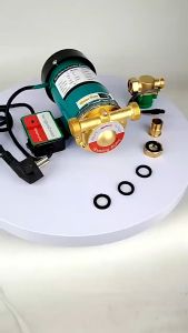 Stainless Steel Automatic Water Pressure Booster Pump 220V Household Pump for Shower/Water Heater/Home Plumbing System