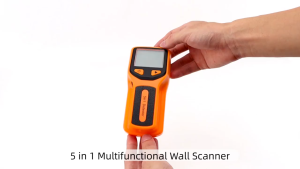ORI HPR 5 in 1 Stud Finder Alat deteksi arus Detektor metal besi beton kabel listrik Logam HW430