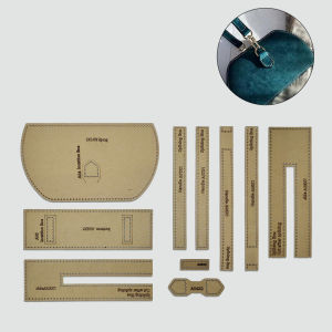 YOMDID 10pcs Womens Handbag Bag Kraft Paper Templates DIY Crossbody Making Templates Handcrafted Leather Bag Templates