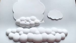 Papan Kekunci Glink Cloud Pad Pergelangan Tangan Menaip Pergelangan Tangan Rehat Pergelangan Tangan Lelaki Wanita Gaya Busa Kulit Memory Foam Palm Rest
