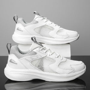 Breathable Lightweight Perforated Mesh Mens Casual Shoes