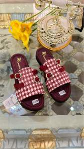 Sandal Selop Wedges Tali Gesper Kekinian Korean Style HZ2 - Wanita - Shoes