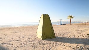 Outdoor Shower Tent Instant Popup Portable Camping Toilet Beach Outdoor Privacy Tent Room With Bag