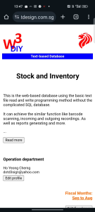 Stock and Inventory source code