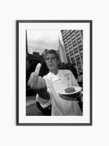 Anthony Bourdain Photography Prints Funky Wall Art Kitchen Prints Black and White Wall Art Museum Quality Photography Poste