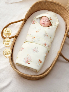 SHI YUE JIE JING | 100% Cotton A-Class Anti-Startle Baby Swaddle