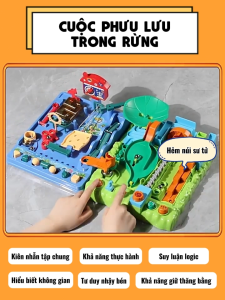 Bộ Đồ Chơi Khéo Léo Công Viên Bi Sắt Đồ Chơi Trạm Vũ Trụ Công Viên Đầm Sen Bãi Đỗ Xe Di Chuyển Screwball Scramble