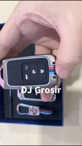 Casing Metal Elegant Kunci Remote Honda Civic 2016 4 Tombol