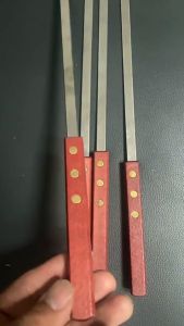 40CM 1PCS 5PCS SUS 304 Stainless Steel Camping Zone Skewer Outdoor BBQ Camping Cooking Utensils Barbeque Kebab Stick