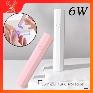 6 Watt UV Nail Lamp Portable Mini UV LED Nail Dryer Mesin Hand Nail Lamp USB Charging
