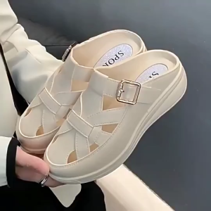 Sandal Clog Wanita Terbaru 2025#2402 Sandal Wanita Korea BrandedKekinian fashion ANTI SLIPCOD