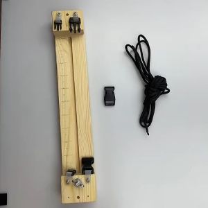 Bracelet Weaving Jig Kit Wooden Wristband Necklace Maker DIY Craft Fixing Tool