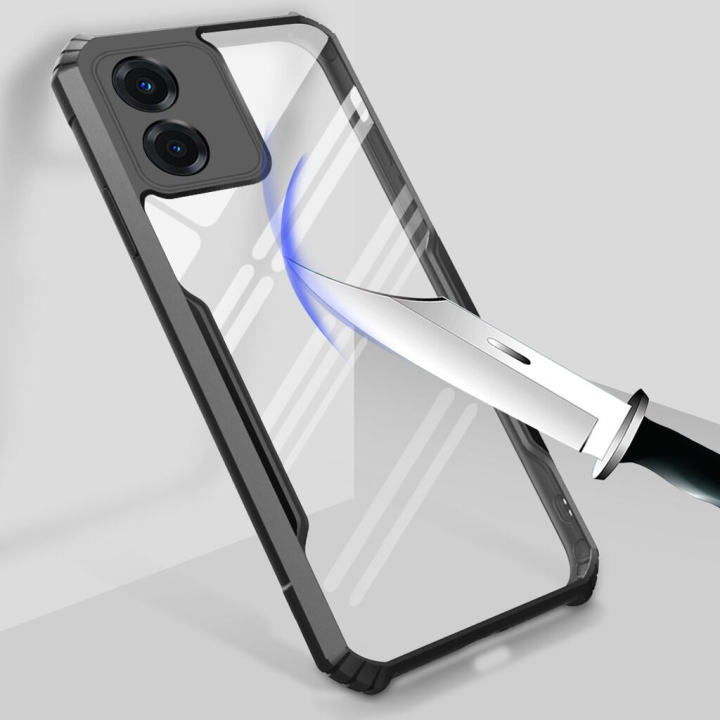 Tecno Camon 30 Pro 5G For Tecno Camon 30 5G 4G Camon30 2024 Phone Casing Back Cover Clear View Transparent Acrylic Shockproof Bumper Anti Drop Soft TPU Edge All Include