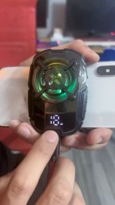 Quạt tản nhiệt điện thoại sò lạnh MEMO DL16 gaming led rgb chông ồn có nút turbo làm mát nhanh tránh giật lag khi chơi game tặng bao tay