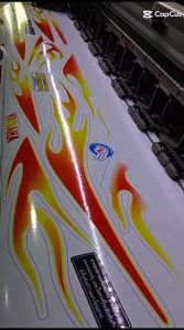 Stiker striping vixion old - lama grafis variasi 001