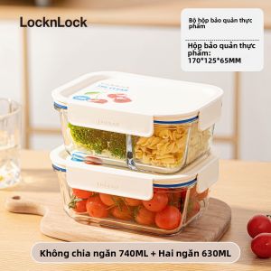 LocknLock | Hộp Đựng Bữa Ăn Kính Chống Nóng Microwave