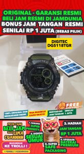 JAM TANGAN DIGITEC ORIGINAL - JAM DIGITEC DG-5118TGR JAM DIGITEC DG5118 JAM DIGITEC 5118 JAM DIGITEC DG5118TGR - Men  - Resin - Hijau - Diameter 5 CM - Jamdunia / Jam dunia JD18 JAM TANGAN PRIA JAM PRIA JAM TANGAN ANTI AIR # S003