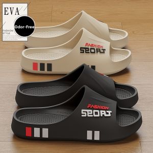 Odor Odor Comfortable Mens EVA Slippers Summer Outdoor Wearing Anti Skid High Slip on Shoe Personal Hygiene Household Sandals