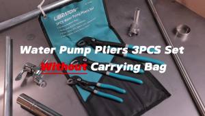 Libraton 7/10/12 Inch Multi-functi Water Pump Pliers Quick-Release Water Pipe Pliers Adjustable Grips and Slip Joint Pliers
