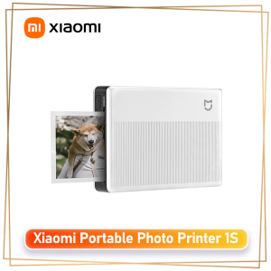 Xiaomi | Xiaomi Mijia Portable Photo Printer 1S Mini Pocket Printer ZINK Zero Ink Technology 313x512dpi HD 2x3 Inch AR Video Photo Paper