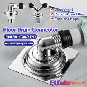 Washing Machine Floor Drain Connector Deodorization prevent Overflow Three-Way Floor Drains