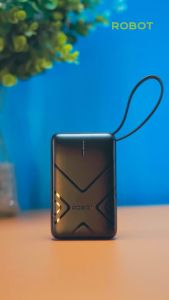 ROBOT RT17 Smart Powerbank Mini 37W 10000mAh With Cable USB to Type C Fast Charging dan ROBOT RT-07 18WOriginal - Garansi Resmi 1 Tahun