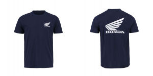 Honda Mens and Womens T-shirt Summer Cotton Short-sleeved Shirts Spring and Autumn Core Honda Motorcycle Off-road Fashion Top