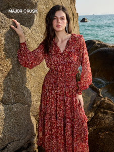 Vintage Romantic Delicate Elegant Long Dress
