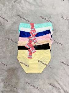 Set 5 Quần Lót Nữ Cao Cấp WINCENT Cotton Phối Ren Mã N08