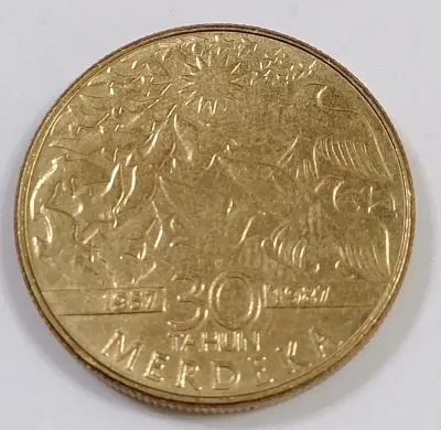 1987 Malaysia 30 years Merdeka Rm1 coin