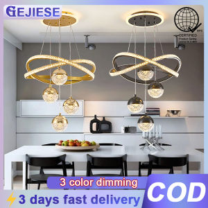 GEJIESE crystal chandelier light modern design 60W 180W height-adjustable pendant light drop lights sala high ceiling crystal chandeliers for living room dinning room lobby