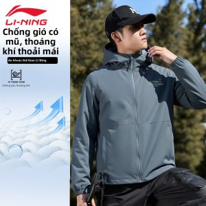 Li-Ning | Áo Gió Nam Dài Tay Có Mũ Chống Gió Thoáng Khí