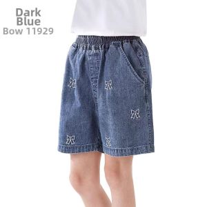 Cotton Girls Jeans Shorts Loose