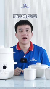 Nồi nấu chậm Joyoung JSC-187 Dung tích 1.8L | Công suất 300W | Đa Dạng Chế Độ | Bảo hành 24 tháng