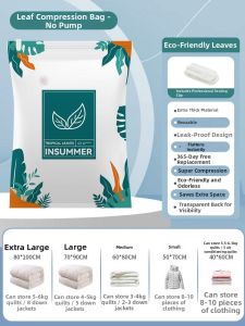 SIVASS | Vacuum Sealed Storage Bags for Clothes Quilts Down Jacket