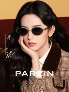 PARZIN | Elegant New Oval Vintage Metal Sunglasses
