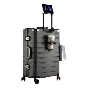 MANLVSHI | Security Lock Aluminum Frame Luggage 20 Inch