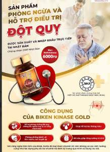 Bikenkinase gold- VIÊN UỐNG PHÒNG NGỪA đột quỵ của nhật bản