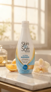 Avon Skin So Soft Ultra Radiance Lotion 250ml — 98% Glutathione Vitamin C Ferulic Acid Brightening