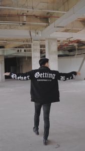 Terbaru: Jaket Sherpa Pria Sherva Bulu Cowok Black Full Bordier Premium