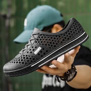 รองเท้าสวมรองเท้าชายหาดรองเท้าแตะระบายอากาศ 40-44 ไซส์ NO-376 พร้อมส่ง