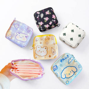 Multifunctional Travel Storage Bag Sanitary Napkin Bag Large Waterproof Storage Bag Girl Travel Cosmetic Bag Toiletries