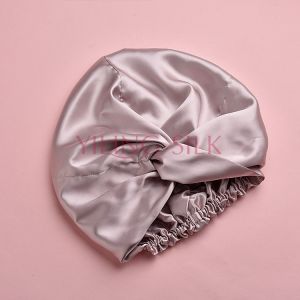 Mũ Ngủ Lụa Hai Lớp S Phong Cách Cổ Điển Quần Áo Phụ Kiện Lụa 100% Lụa Tơ Tằm Khăn Quàng Cổ Mũ Khô Tóc Cho Người Lớn