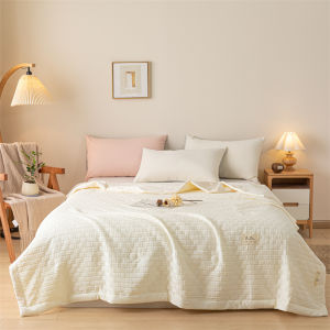 Air Conditioner Quilt Summer Thin Soybean Washable Summer Autumn Core Blanket Single Double Bed Lightweight Cool Fiber Fill