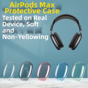 WEIDONGFANG | Transparent Soft Case for AirPods Max & AirPods Pro Silicone Ear Cover