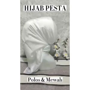 Hijab Pesta Mewah Elegan Polos Model Segi Empat Bahan Gliter Glowing Premium Jilbab Kondangan Simple Instan Mudah Dibentuk Kerudung Seragam Among Penerima Tamu Resepsi Akad Grosir Jakarta Bandung Jawa Sulaewsi Sumatera Terlaris dan Terbaru