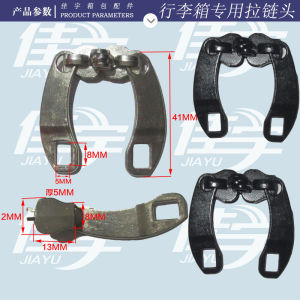 Luggage Repair Zipper Parts Suitcase Password Lock Head Buckle Replacement Zipper Head for Luggage And Password Boxes