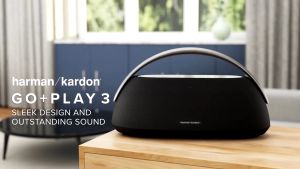 Harman Kardon Go+ Play 3 Wireless Bluetooth Speaker 3-way stereo sound